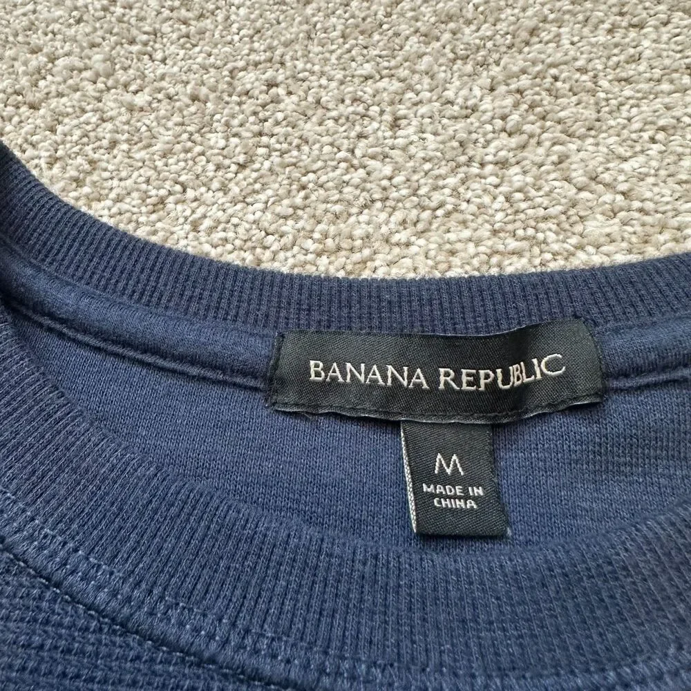Banana Republic Waffle Knit Long Sleeve T-Shirt Size M